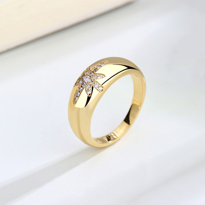 الـ Unisex علي بابا - التسوق عبر الانترنت - الذهب المصفوف بالذهب - حلقات النجوم في الفضة 925