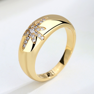 الـ Unisex علي بابا - التسوق عبر الانترنت - الذهب المصفوف بالذهب - حلقات النجوم في الفضة 925