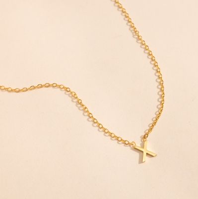 Dainty Custom Name Necklace in 925 Sterling Silver with Initial Letter Pendant - Fine Jewelry for Women