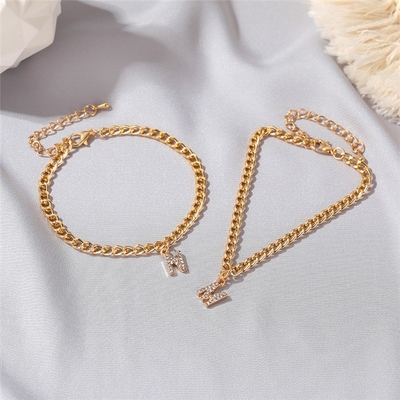 Personalized 18K Gold Plated Fashion Brass Cuban Link Chain Tennis Bracelet for Women