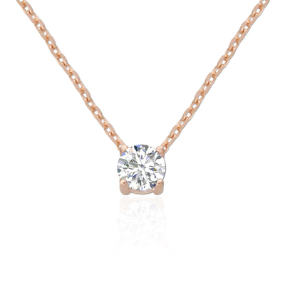 ODM 8mm Sterling Silver Chain Clear CZ 18k Gold Plated Chain