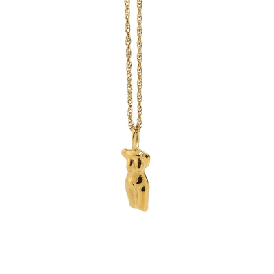 OEM 18in 18K Gold Plated Pendant Girls Jewelry Body Shape Necklace