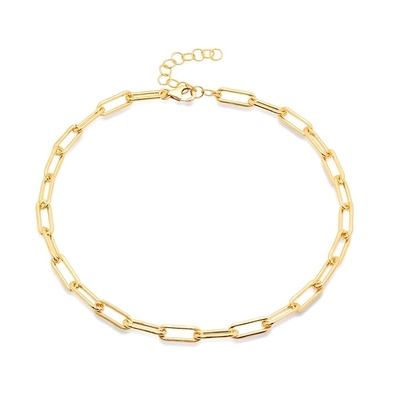 18K Gold Plated Chain for Men and Women Thick Fashion Stainless Steel Necklaces