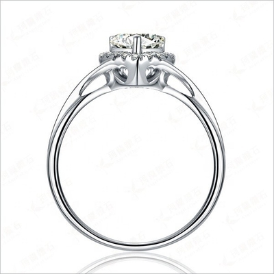 Heart Delicate Weeding Rings 925 Sterling Silver Jewelry for Women Fashion Accessories