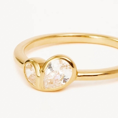 Minimalist Heart Symbol 925 Sterling Silver Ring with Channel Setting Inlay Technology