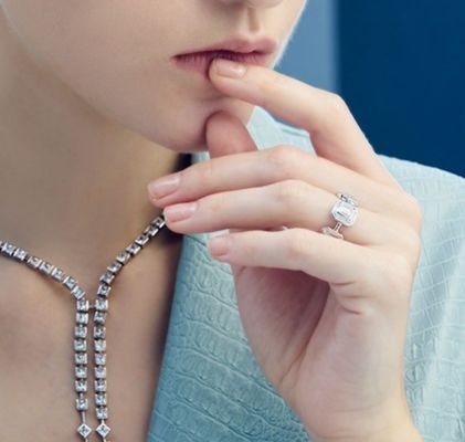 الزمرد الأبيض CZ النساء عصابة الأبدية الباجيت 18 كارت ذهب 925 حلقات فضية استرلينج