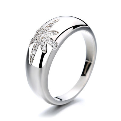 الـ Unisex علي بابا - التسوق عبر الانترنت - الذهب المصفوف بالذهب - حلقات النجوم في الفضة 925