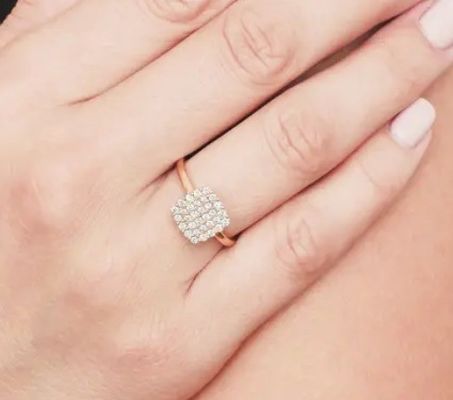 2024 حلقات برازيلية Pave White CZ حلقة فضية للمجوهرات الفاخرة ملحقات الموضة