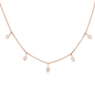 سلسلة 18 كارت من الذهب المصفوفة بـ 925 فئة من الفضة الفاخرة القلادة الجميلة للنساء