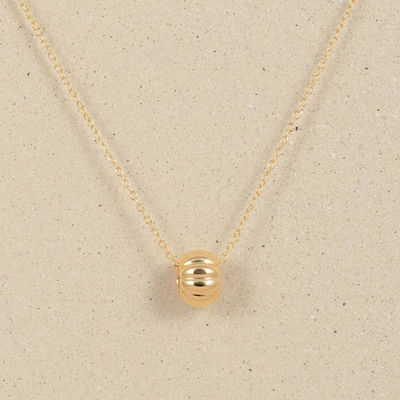 18 كارت من الذهب المصفوف بالخاتم المخصص قلادة للنساء 925 فضة استرلينج